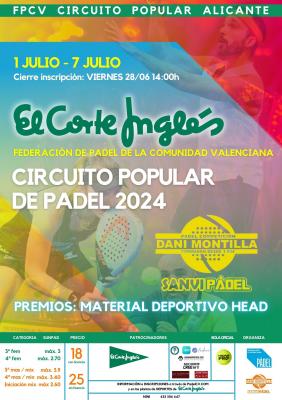 poster torneo 1ª PRUEBA ECI ALICANTE- SANVIPADEL