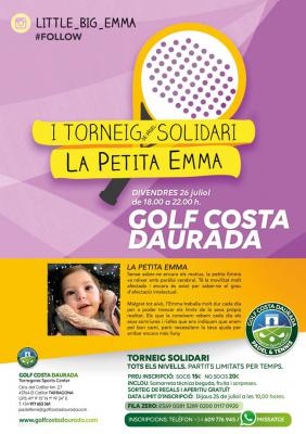 poster del torneo I TORNEIG SOLIDARI LA PETITA EMMA