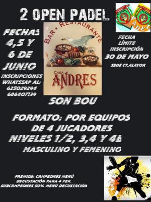 cartel del torneo