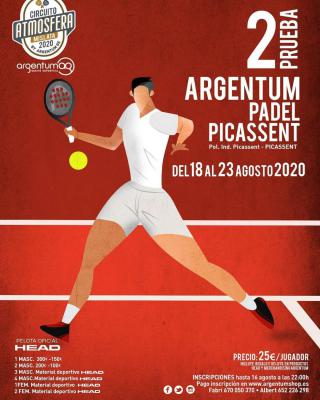 poster del torneo 2ª PRUEBA ARGENTUM PADEL PICASSENT