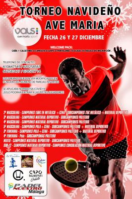 poster del torneo TORNEO NAVIDEÑO AVE MARÍA