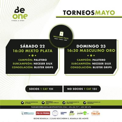 poster del torneo TORNEOS MAYO