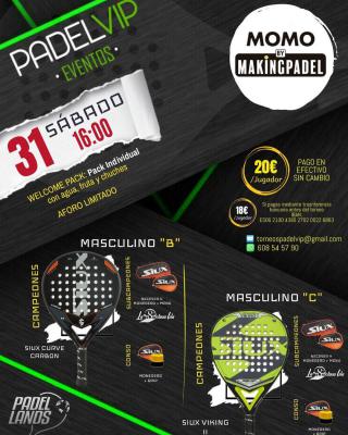 poster del torneo TORNEO PADELVIP