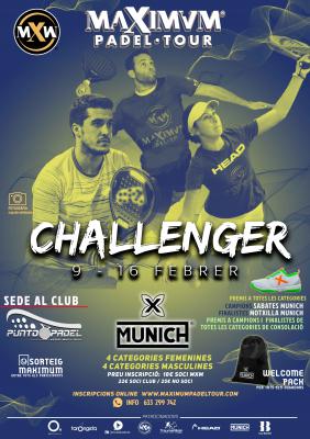 poster del torneo CHALLENGER MAXIMUM PADEL TOUR