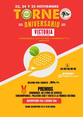 poster torneo TORNEO VICTORIA 4º ANIVERSARIO  2023