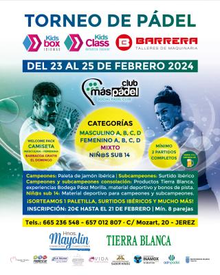 poster del torneo III TORNEO DE PADEL