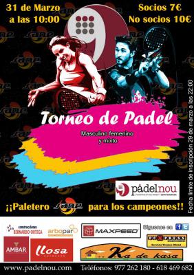 cartel del torneo