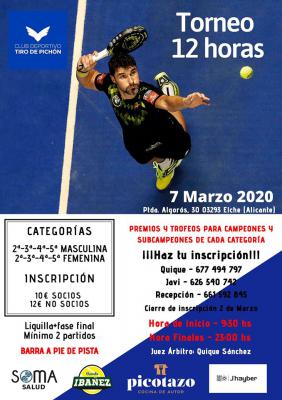 poster torneo TORNEO 12 HORAS