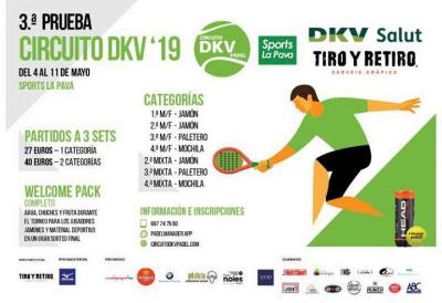 poster del torneo 3º PRUEBA CIRCUITO DKV '19