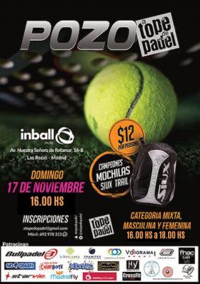 poster del torneo POZO A TOPE DE PADEL