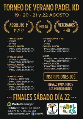 poster del torneo TORNEO DE VERANO 