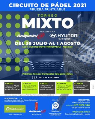 poster del torneo II TORNEO MIXTO CIRCUITO BULLPADEL - HYUNDAI PERMOTOR