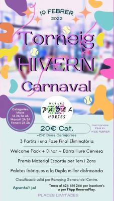 poster del torneo TORNEIG HIVERN CARNAVAL