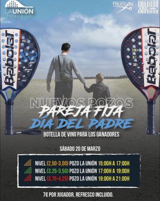 poster del torneo POZOS DÍA DEL PADRE