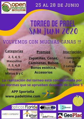 poster del torneo TORNEO SAN JUAN 2020