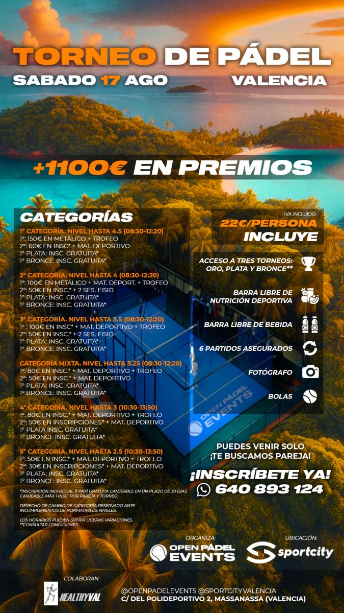 cartel del torneo