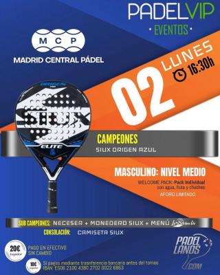 poster del torneo TORNEO PADELVIP