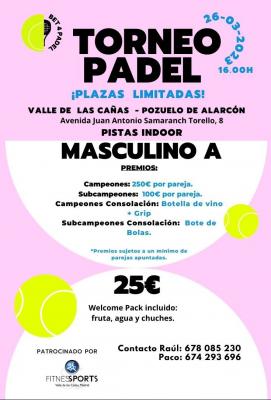 poster del torneo I TORNEO BET4PADEL MASCULINO A