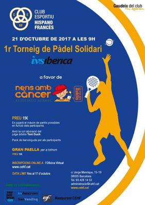 poster torneo 1r TORNEIG SOLIDARI