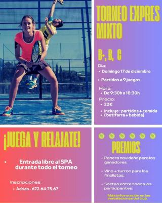 poster torneo TORNEO EXPRES MIXTO