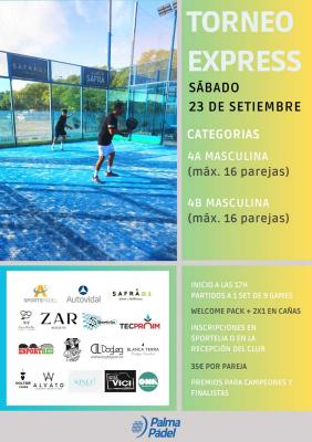 poster del torneo TORNEO EXPRESS 4A MASCULINA