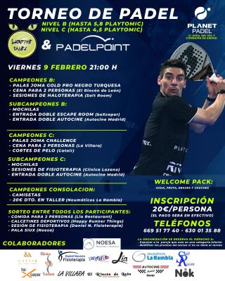 poster del torneo SHOWTIMEPADEL