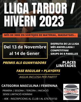 poster del torneo LLIGA DE TARDOR/HIVERN