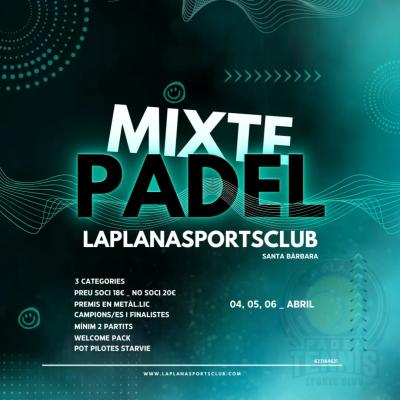 poster del torneo MIXTE DE PADEL