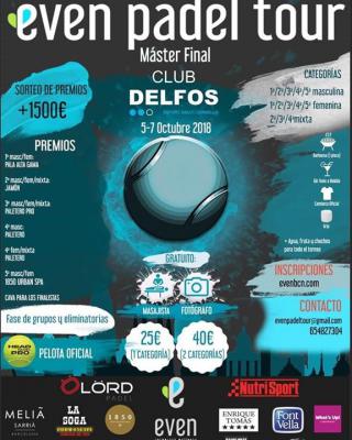 poster del torneo EVEN PADEL TOUR MÁSTER FINAL