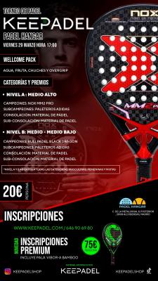 poster del torneo TORNEO KEEPADEL & HANGAR DEL PÁDEL