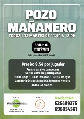 poster del torneo POZO MAÑANERO