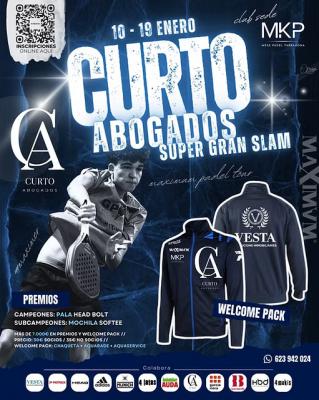 poster del torneo CURTO ABOGADOS SUPER GRAND SLAM