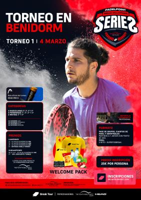 poster del torneo TORNEO 1 PADELPOINT MELÍA VILLAITANA