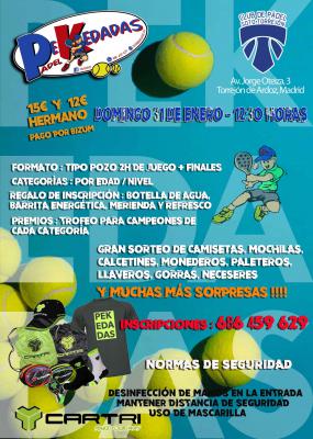 poster del torneo POZO PEKEDADAS