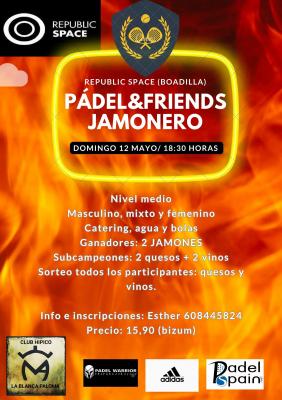 poster del torneo POZO JAMONERO PADEL&FRIENDS