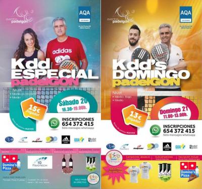 poster torneo KDD ESPECIAL PADELGON