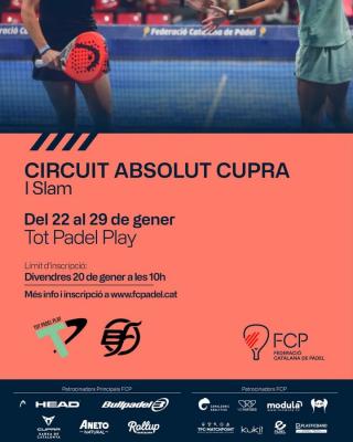 poster del torneo CIRCUIT ABSOLUT CUPRA - I SLAM