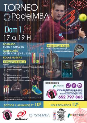 poster del torneo TORNEO PADELMBA