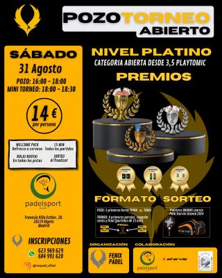 poster del torneo FENIX POZO 3,5 - 6