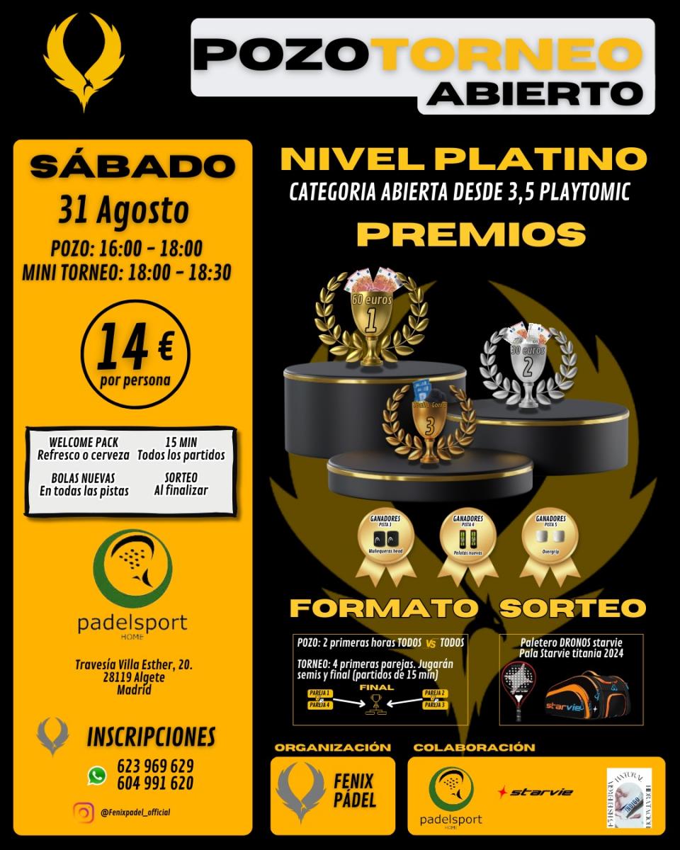 cartel del torneo