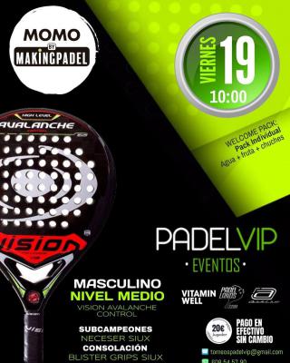 poster del torneo TORNEO PADELVIP