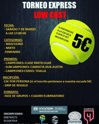 poster del torneo TORNEO EXPRESS LOW COST