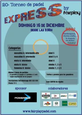 poster del torneo 20º TORNEO EXPRESS BY FAIRPLAY