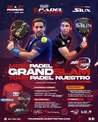 poster del torneo GRAN SLAM TOUR PADEL NUESTRO