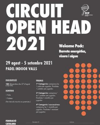 poster del torneo CIRCUIT OPEN HEAD 2021