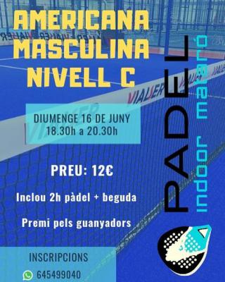 poster del torneo AMERICANA MASCULINA NIVELL C