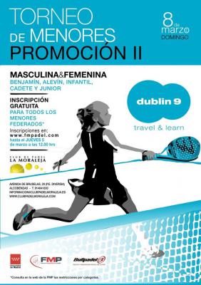 poster del torneo TORNEO DE MENORES PROMOCIÓN II