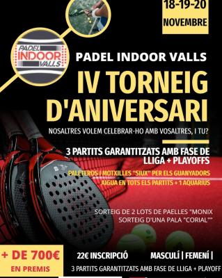 poster del torneo IV TORNEIG D'ANIVERSARI