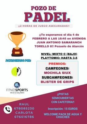 poster del torneo POZO MIXTO C BET4PADEL