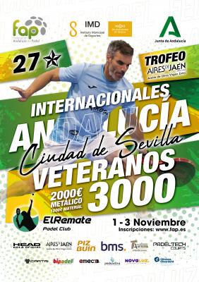 poster del torneo INTERNACIONALES DE ANDALUCÍA - VETERANOS